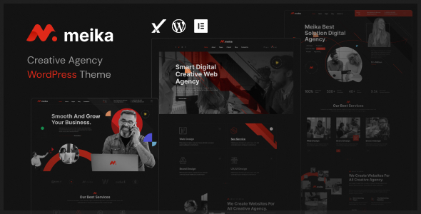 Meika – Creative Agency WordPress Theme