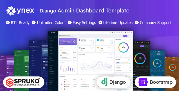 Ynex – Django Admin Dashboard Template