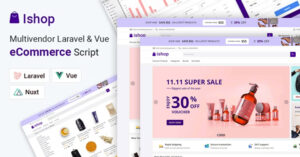 Ishop eCommerce - PWA Multivendor eCommerce CMS - Laravel & Vue